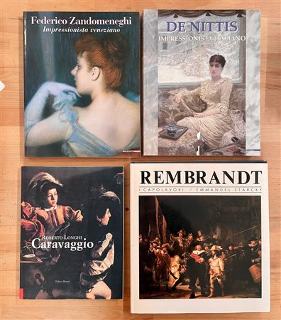 GRANDI PITTORI DELLA STORIA DELL'ARTE - Lotto unico di 4 cataloghi