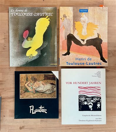 HENRI DE TOULOUSE-LAUTREC - Lotto unico di 4 cataloghi