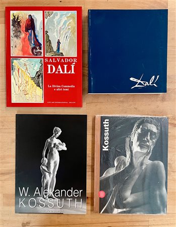 SALVADOR DALÌ E ALEXANDER KOSSUTH - Lotto unico di 4 cataloghi