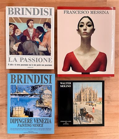 WALTER MOLINO, FRANCESCO MESSINA E REMO BRINDISI- Lotto unico di 4 cataloghi