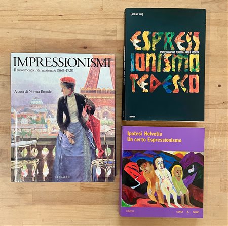 IMPRESSIONISMO E ESPRESSIONISMO - Lotto unico di 3 cataloghi: