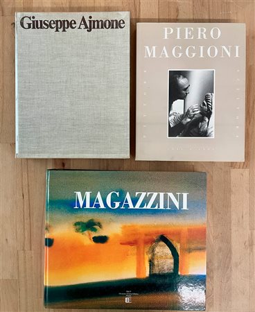 SALVATORE MAGAZZINI, GIUSEPPE AJMONE E PIERO MAGGIONI - Lotto unico di 3 cataloghi