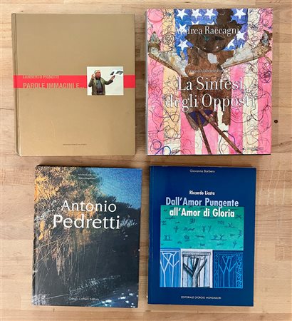ARTE ITALIANA DEL DOPOGUERRA (PEDRETTI, PIGNOTTI, LICATA E RACCAGNI) - Lotto unico di 4 cataloghi: