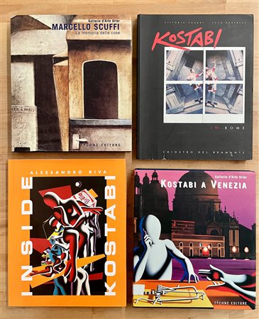 MARK KOSTABI E MARCELLO SCUFFI - Lotto unico di 4 cataloghi