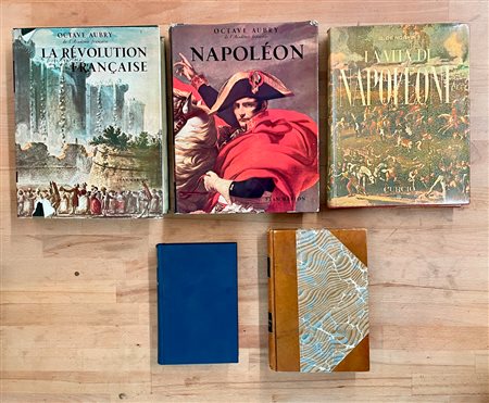 MANUALI ANTICHI DI STORIA FRANCESE - Lotto unico di 5 cataloghi