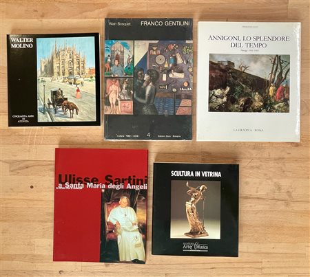 ARTE FIGURATIVA ITALIANA - Lotto unico di 5 cataloghi
