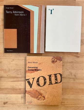 TERRY ATKINSON E GEORGE BRECHT - Lotto unico di 3 cataloghi