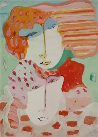 PAGANI ENZO Casilda (Argentina) 1920 Omaggioa Remo Brindisi 1974 Mista su...