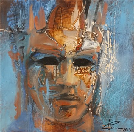 CUMAN FABIO Varese (VA) 1972 L'armata della cenere 2013 Olio su tela...