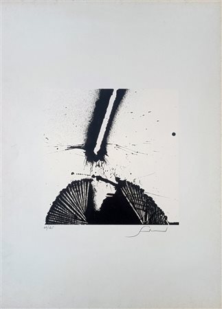 SCANAVINO EMILIO Genova (Ge) 1922 Tramatura 1970 Serigrafia su carta es....