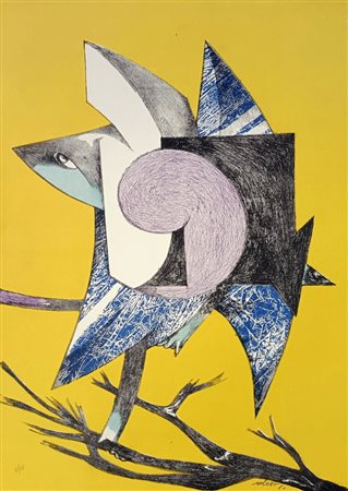 DOVA GIANNI Roma (roma) 1925 Senza titolo Litografia su carta es. 5/25...