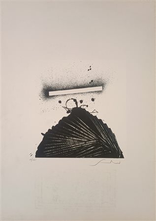 SCANAVINO EMILIO Genova (Ge) 1922 Tramatura 1970 Serigrafia su carta 46/125...