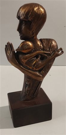 BRINDISI REMO Roma (Roma) 1918 Maternità Fusione in bronzo a cera persa...