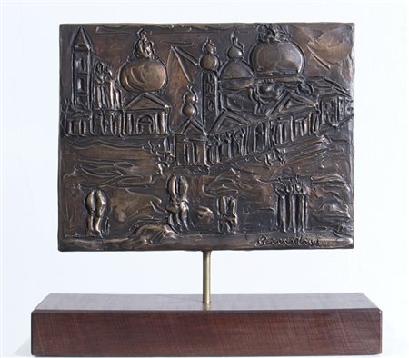 BRINDISI REMO Roma (Roma) 1918 Venezia 1984 Fusione in bronzo a cera persa...