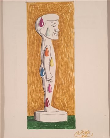 PLUMCAKE (PALLOTTA - RAGNI) Pavia (Pv) 2000 Senza titolo 2021 Pennarelli su...