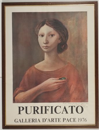 PURIFICATO DOMENICO Fondi (Latina) 1915 Senza titolo 1976 Locandina...