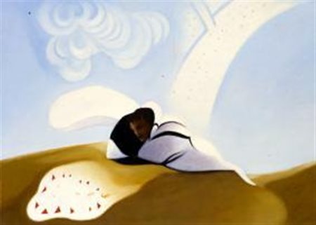 BARBERA ENRICO Biella (Mb) 1947 Mondo segreto Olio su tela 130,00x180,00...