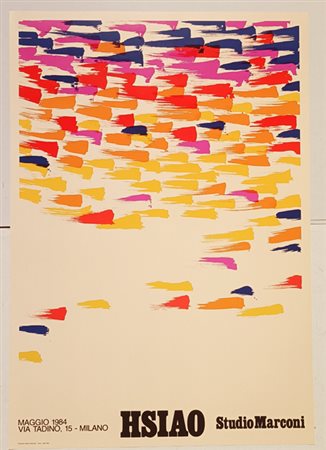 HSIAO CHIN Shangai (Cina) 1935 Hsiao 1984 Off set vintage 95,00x65,00