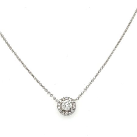 GIROCOLLO  IN ORO BIANCO CON DIAMANTI – PND30301