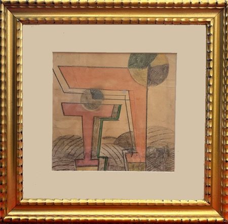 Giulio D'Anna Villarosa (EN) 1908 - 1978 Messina Geometrie 