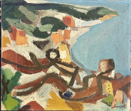 Dino Gambetti  Quistello (MN) 1907 - 1988 Genova Costiera Ligure 