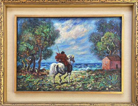 Giovan Francesco Gonzaga Milano 1921 - 2007 Il cavaliere rosso 