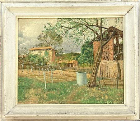 Mario Carletti Torino 1912 - Cossato (BI) 1977 Cascinali