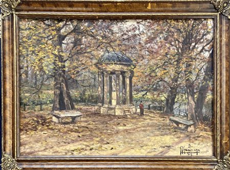 Giovan Francesco Gonzaga Milano 1921 - 2007 Giardini villa reale (MI)