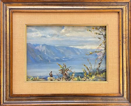 Giovanni Maria Mossa Tempio Pausania (OT) 1896 - Pianico (BG) 1973 Lago maggiore, montegrino 