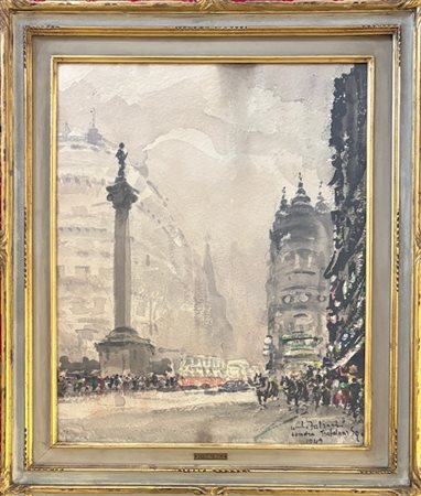 Giulio Falzoni Milano 1900 - 1979 Londra, Trafalgar Square