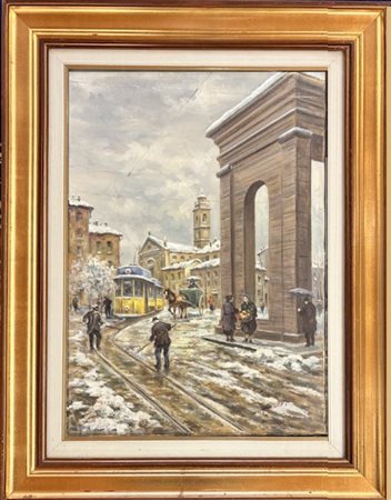 Giuseppe Salvi Milano XX secolo Vecchia Milano