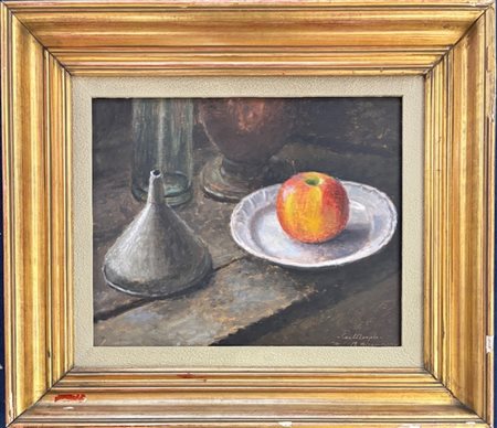 Carlo Terzolo Incisa Scapaccino (AT) 1904 - Torino 1975 Natura morta