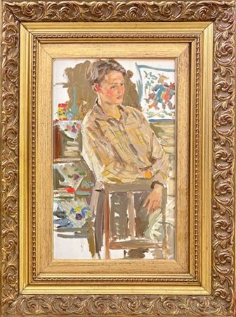 Galickij Rotislav Nikolaevic Russia 1920 - 1979 Ritratto di ragazzo