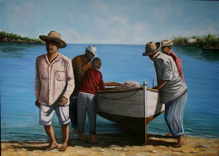 Alfredo Pavone, Ritorno dalla pesca