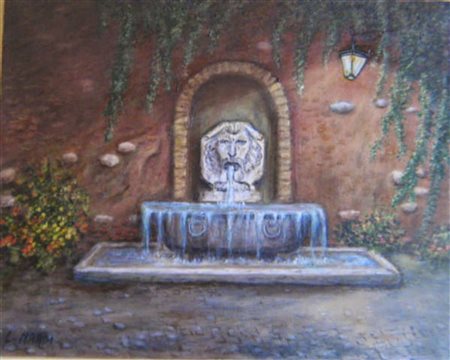 Lilly Nardi, Angoli di Roma – Fontana sul colle Aventino