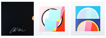 Eugenio Carmi, Cartella con 2 serigrafie