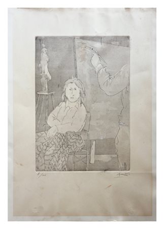 Giacomo Manzù, Artista e modella