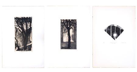 Guido Pinzani, Lotto di 3 acqueforti