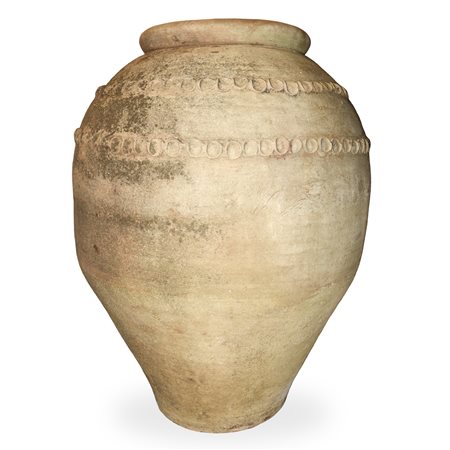Giara in cotto decorata