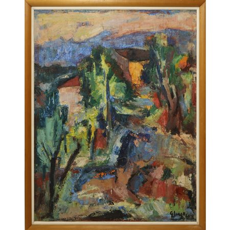 Gaetano  Longo (Catania  1980)  - Paesaggio di Mascalucia, 1990