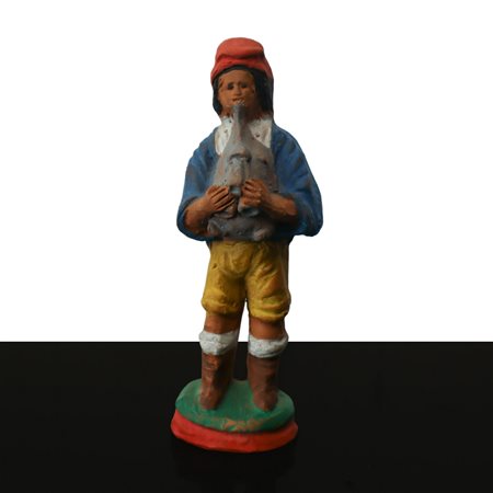 Enzo Forgia (Caltagirone)  - Fischietto a guisa di suonatore di zampogna