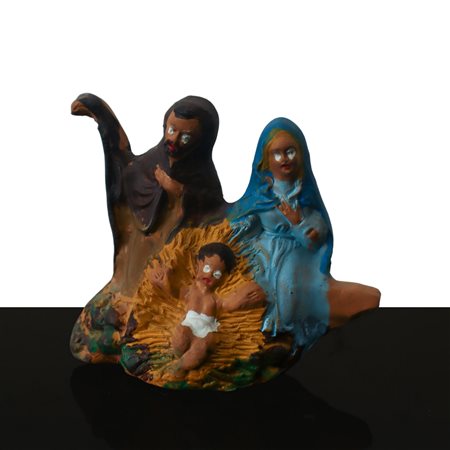 Mario Di Liberto (Caltagirone)  - Fischietto raffigurante Sacra Famiglia