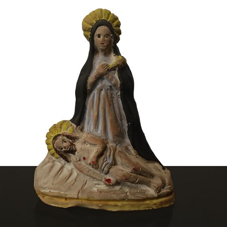 Fischietto raffigurante Gesù e la Madonna