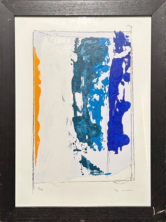 MARIO SCHIFANO, "Paesaggio anemico", Anni '90