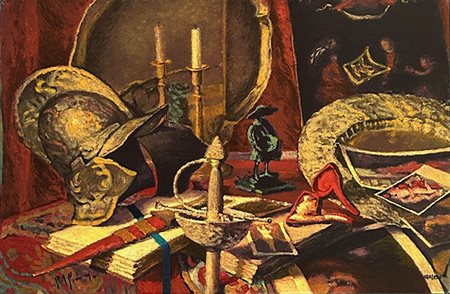 GIOVAN FRANCESCO GONZAGA, "Veduta cavalleresca", anni 2000