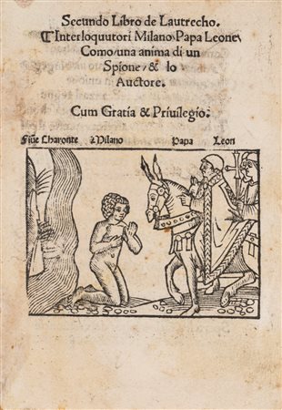 Francesco Mantovano - Secundo [- terzo] libro de Lautrecho. Interloquutori Milano papa Leone como una anima di un spione & lo auctore, 1522 (…)