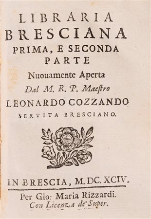 Leonardo Cozzando - Libraria bresciana, 1694 (…)