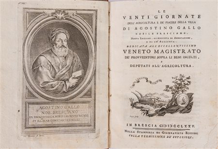 Agostino Gallo - Le venti giornate dell'agricoltura e de' piaceri della villa, 1775 (…)