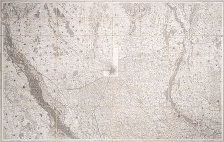 Quattro carte topografiche dei contorni di Milano fino a 25000 metri al Nord e 40000 all'Est., 1840 (…)