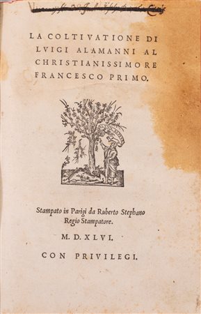 Luigi Alamanni - La coltivatione, 1546 (…)